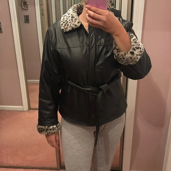 Winter Black Jacket Size Large